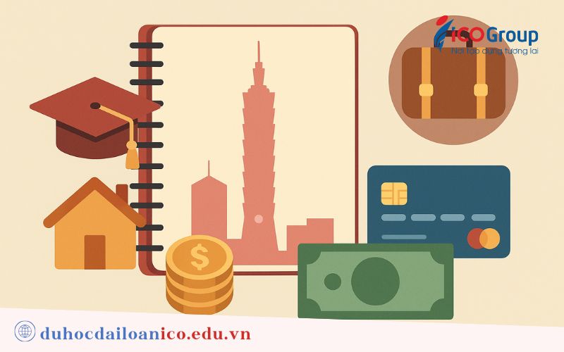du hoc dai loan het bao nhieu tien