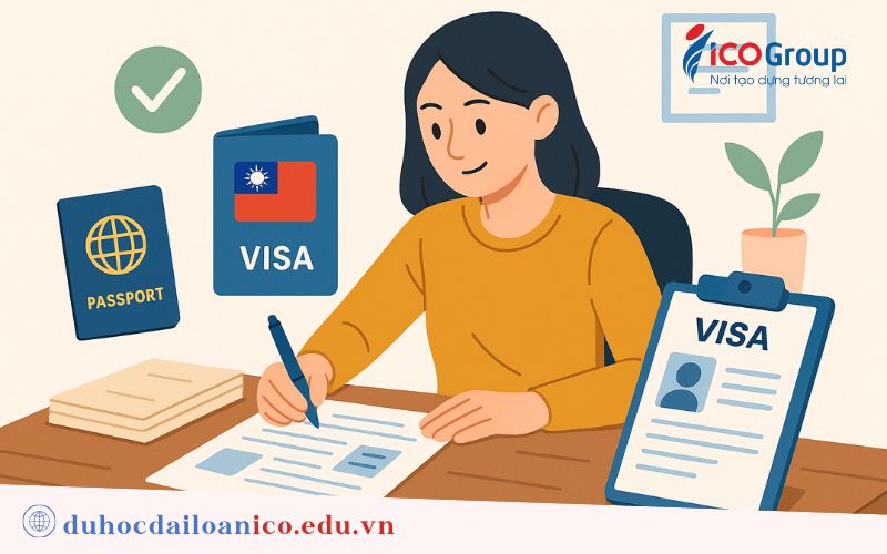 tu lam ho so du hoc dai loan